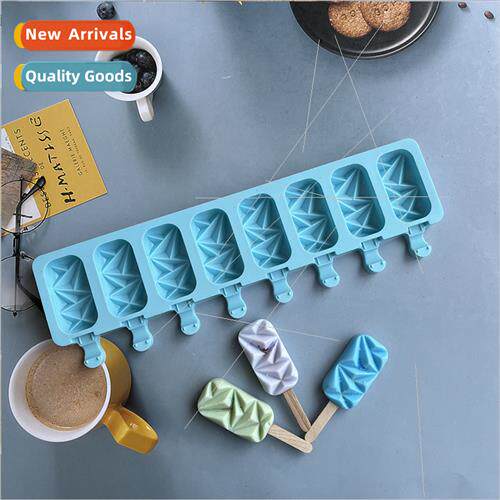 8 diamond shaped 484 ice cream silicone mold dessert popsicl
