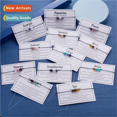 Europe new twelve constellations bracelet creative faceted s