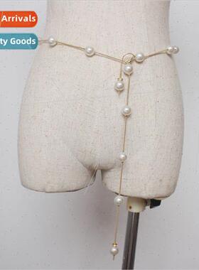 2019 Summer Dress Waist Chain Thin Belt Female Decoration Sk
