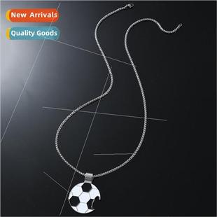 Jewelry Europe fashion hip-hop stainless steel soccer ball p