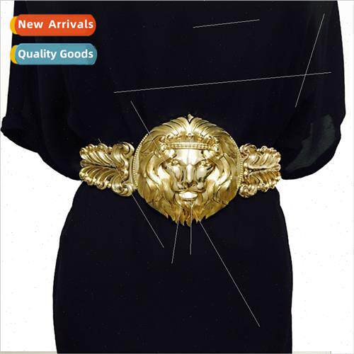 Europe Mirror Women Belt Metal Belt Sequins Iron Elastic Wai
