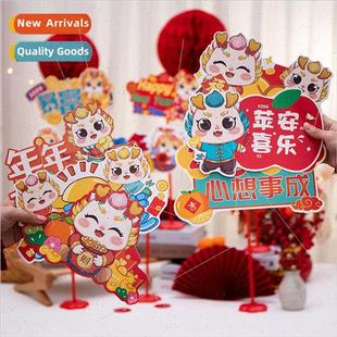 table floating hand decorations hel Eve desktop Year pcs New