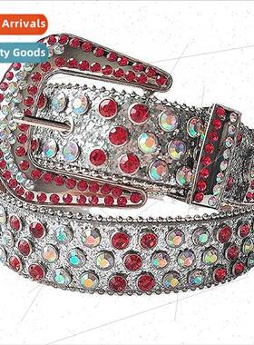 Europe women belts diamonds waistband full rhinestone belt r