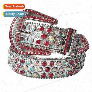 Europe women belts diamonds waistband full rhinestone belt r