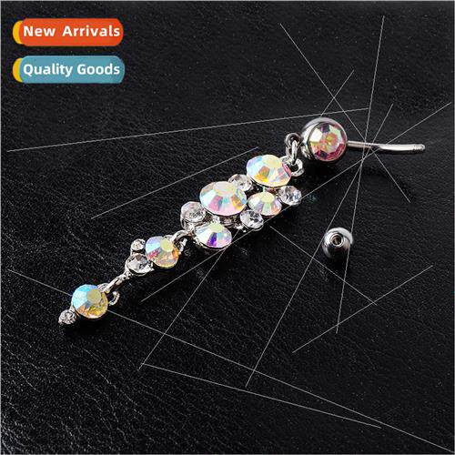 Piercing jewelry belly button nail Europe diamond belly butt
