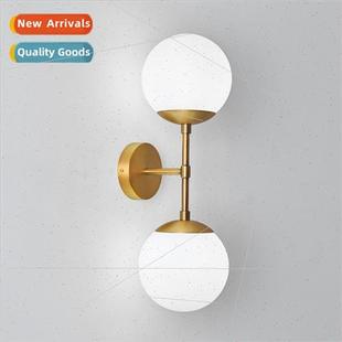 orb wall lamp Scandinavian room glass living bedroom simple