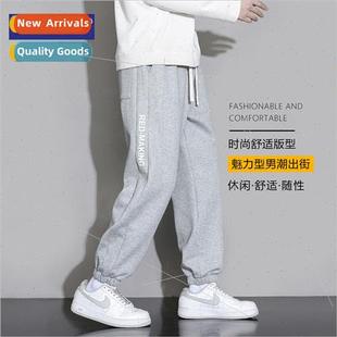 spring fall loose NASA sports men drawstring sweatpants