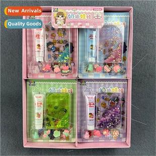 dazzle colorful quicksand New disk acrylic goo transparent