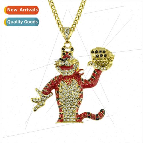 Accessories creative new hip-hop diamonds painted tiger tor