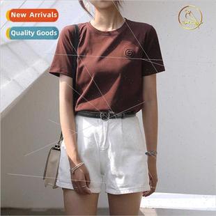 pin buckle jeans round bel decorated circle belt New student