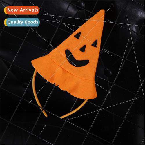 Halloween makeup supplies smiley pumpkin hat head button gho