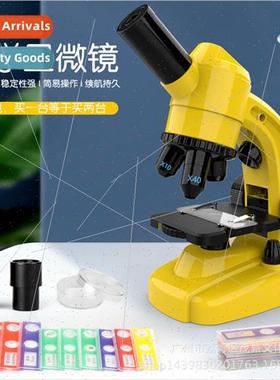 New children microscope toys high-definion 1600 times scienc