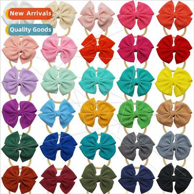 Europe children bow headdress corn grain bubble cloth cute b