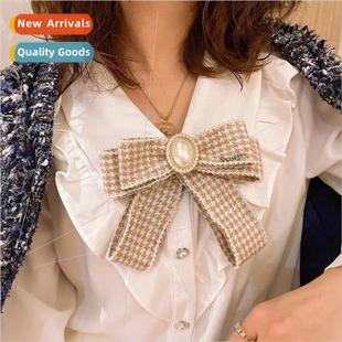 female shirt corsage bow tide tie pin Korea button