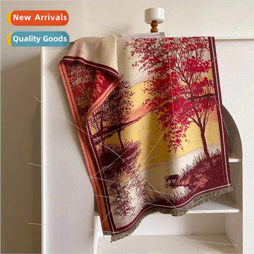 Winter office cervical protection warm long cashmere scarf p