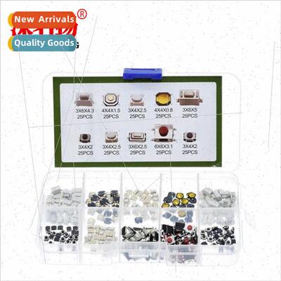 250PCS Tactile Swches Automotive Swches Keypad 10 kinds spec