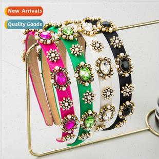 new baroque floral bands headb diamond Europe edge Hair fine