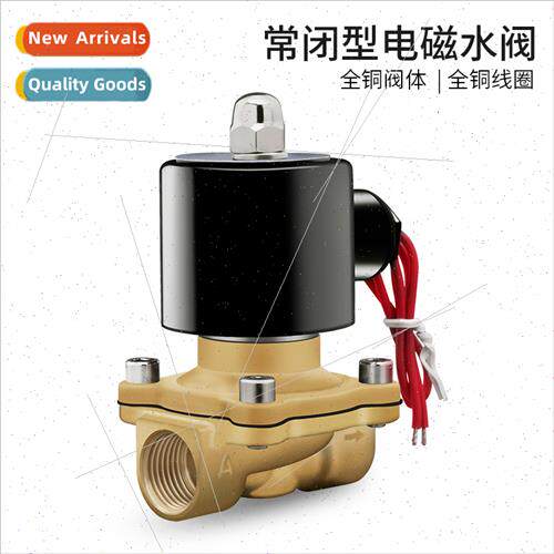 Normally closed all copper solenoid water valve air valve 2