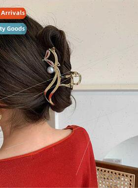 new metal large shark clip female hair clips hairpin hairpin