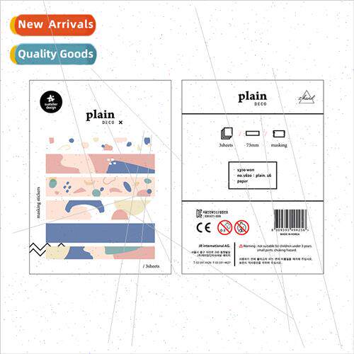 Korea color 1620 tape strips decorative gift closure 3 into