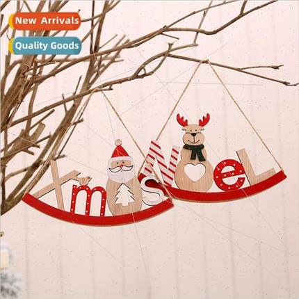 2020 new christmas decorations rocking wooden horse christma