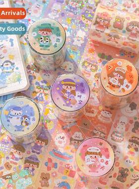 Duct tape Soft Wandering Journey Cute Girl Heart Guca Diary