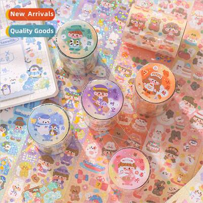 Duct tape Soft Wandering Journey Cute Girl Heart Guca Diary