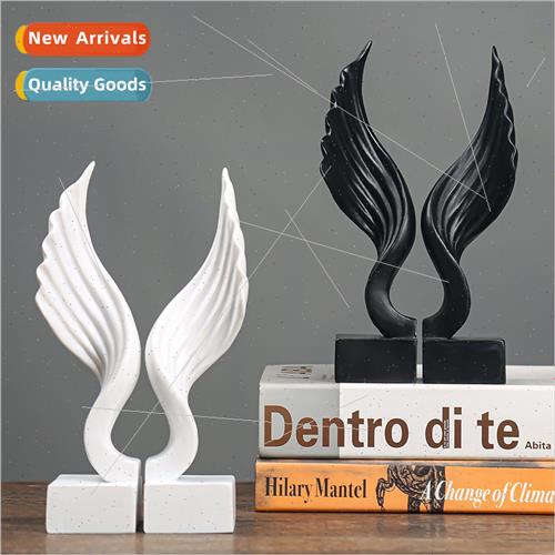 Europe creative simple angel wings bookends ornament gift bo