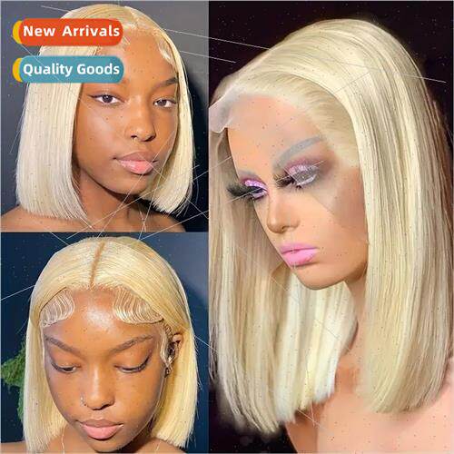 Europe fashion light blonde wig front lace lace o head middl