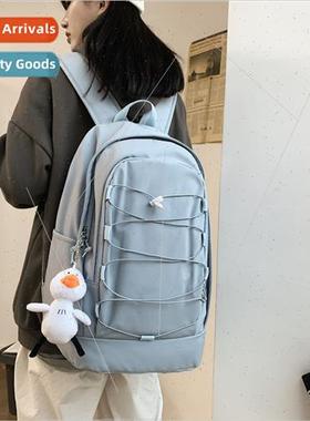 Schoolbag female Korea ulzzang backpack tide male large-capa