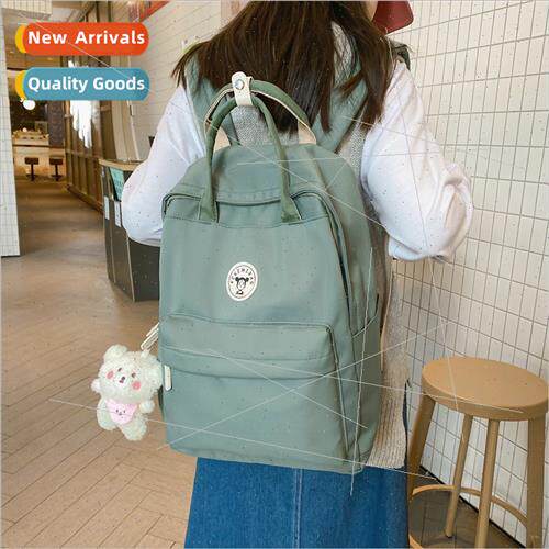 ins ancient sense shoulder bag female campus Mori Retro Hund