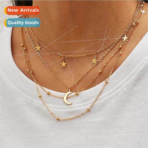 Europe fashion light luxury metal collarbone chain female si