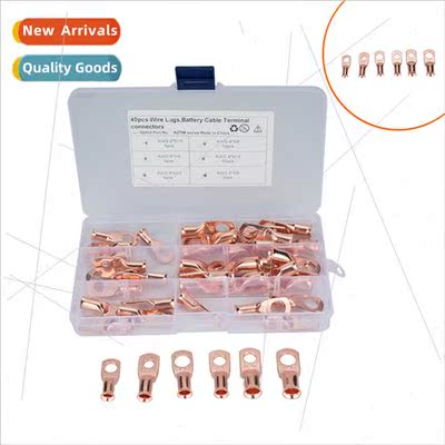 -40pcs pack 6 sizes AWG US G. T2 Purple Copper Heavy Duty Co