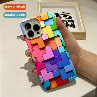 creative blocks phone case philli Gorgeous 15promax colorful