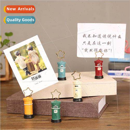 Business card holder cute cartoon card small clip creative o