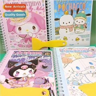 Sanrio cartoon release paper book A5 handbook tape stickers
