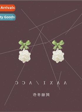 Summer flower earrings适用girls 2022 new tide earrings simpl