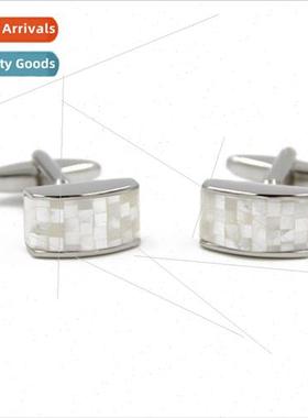 Fashion fresh shell small fragments hand splicing rectangula