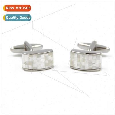 Fashion fresh shell small fragments hand splicing rectangula