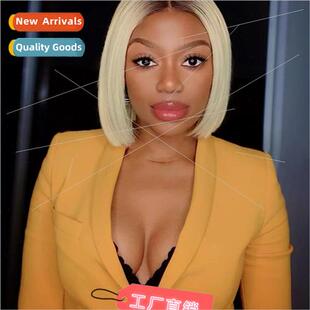 Bobble head wig Europe wig female short hair medium gradient