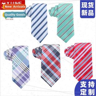 plaid men Japan college tie women 7.5cm New