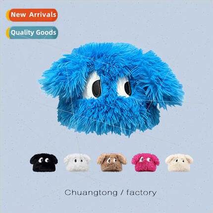 new quirky cartoon big-eyed puppy plush pullover hat female