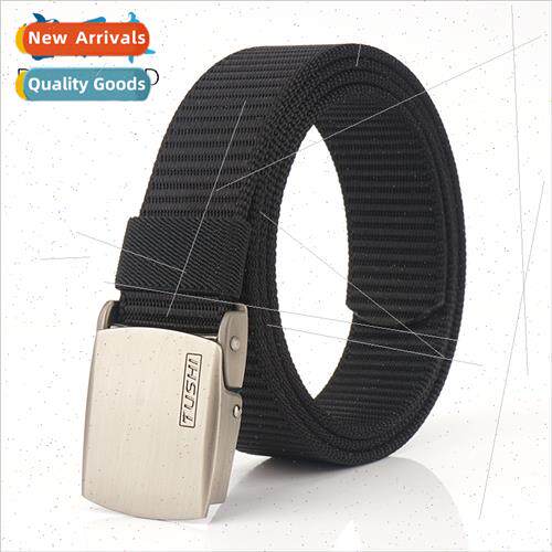 TUSHI 3.5cm Korean nd outdoor canvas sports nylon belt plus