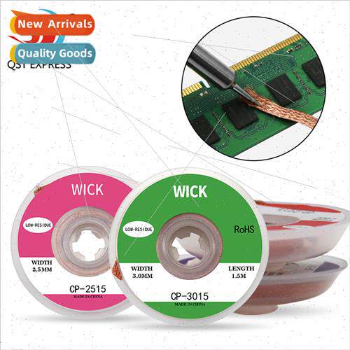 Solder Suction Wire Solder Removal Tape Low Residue Solder T