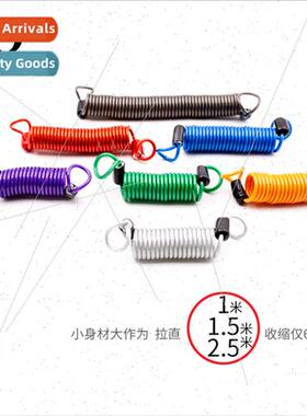 Share Car Motorcycle Helmet Rope Helmet Anti-theft Spring Ro