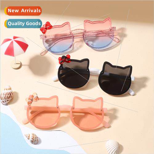 new bow children cute sunglasses cat sunglasses girls nd sun