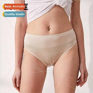 Summer new silk mulberry silk panties female Japan mid-waist