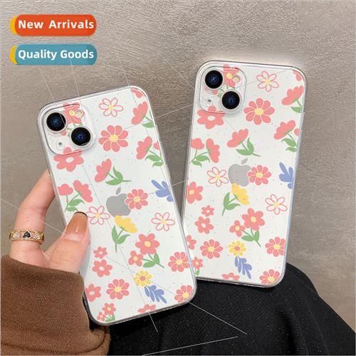 Huawei Flower Apple Phone Case 适用iPhone15pm Apple 14 Soft