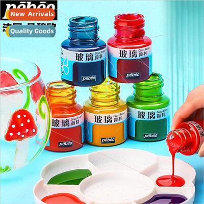 Pébéo glass paints waterprohand-painted transparent colori