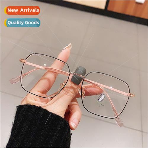 Retro eyeglasses frame ultra-light myopia glasses female Kor